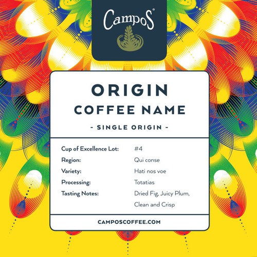 Coffee Label: Colombia