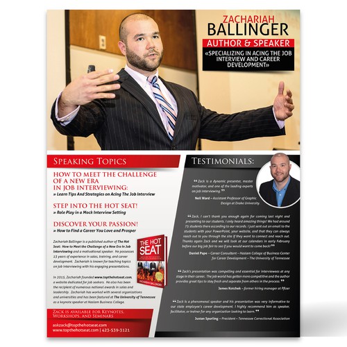 Zachariah Ballinger, Author & Speaker