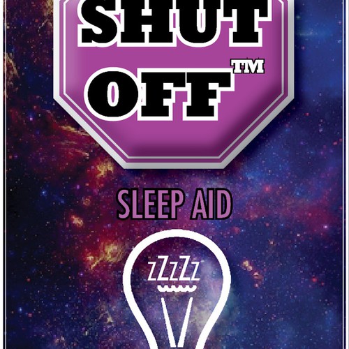 Label and packaging for "Shut Off" 