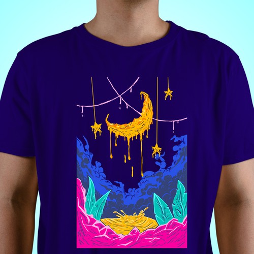 Slime Landscape Illustration