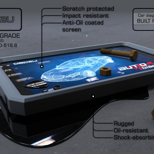 Rugged tablet product image