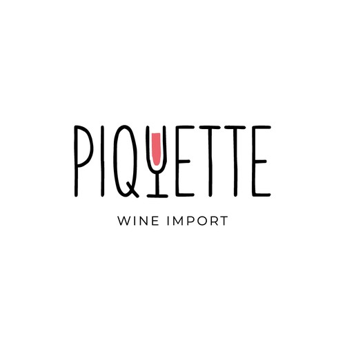 Funny logo and packaging for the wine import startup