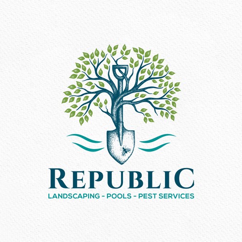 Tree Shovel Logo