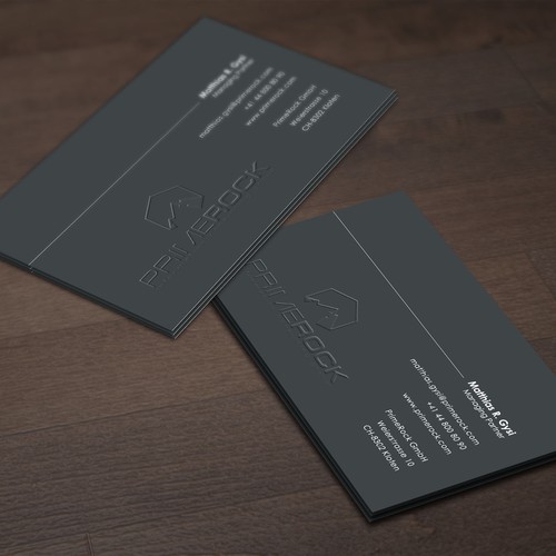 New Business Cards for PrimeRock