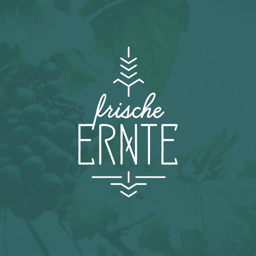 Logo for the German DJ collective "frische Ernte" – "fresh harvest"