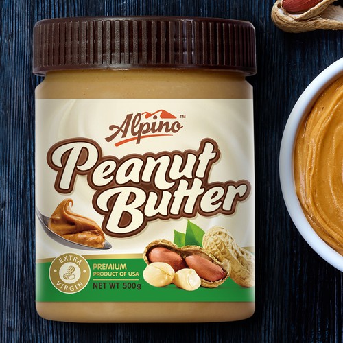 Peanut Butter, label design