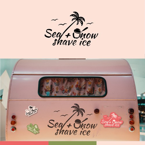 Logo for shave ice