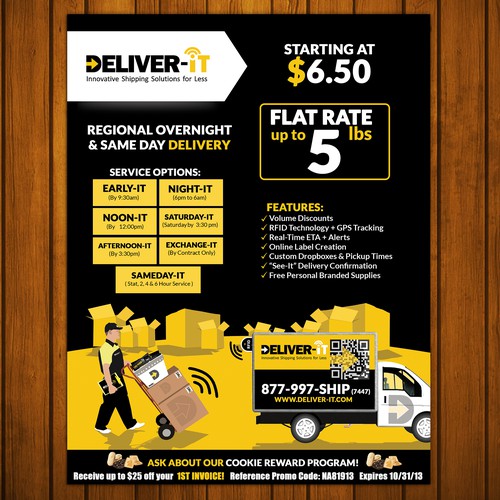 Flyer for Deliver-It!