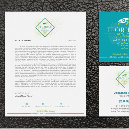 Business Card and Letterhead  Design 