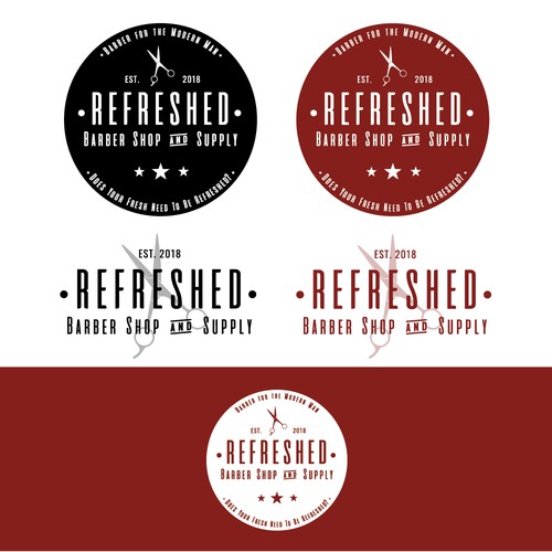 Logo for Refreshed Barber 