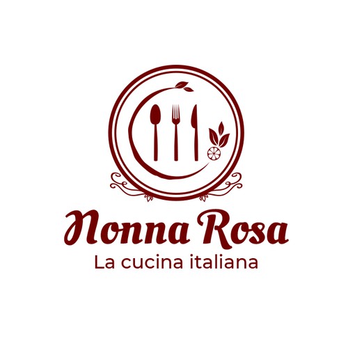 Nonna Rosa La Cucina Italiana braucht ein Logo, dass Italien, Familie, Tradition, gutes Essen zeigt