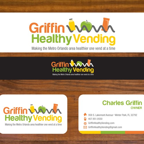 Help Griffin Healthy Vending with a new logo and business card