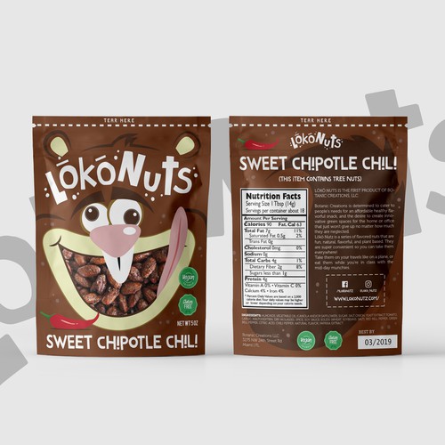 LokoNuts Packaging Design