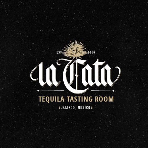 Lettering logo for La Cata.