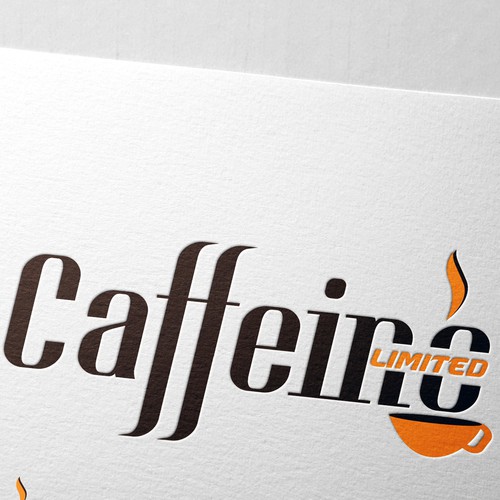 Create a funky, trendy espresso logo for Caffeine Limited