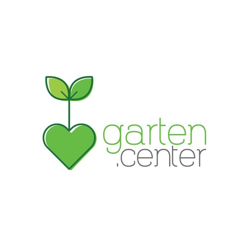 Clean, modern plant logo