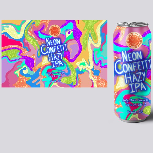 Neon Confetti Hazy IPA 