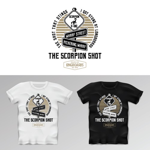 The Scorpion Shot Logo design