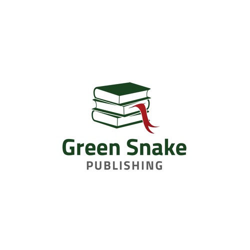 Create an iconic logo for Green Snake Publishing