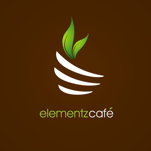 Simple logo for Elementz Cafe