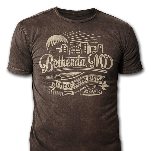Create a new t shirt design for the city of Bethesda, MD