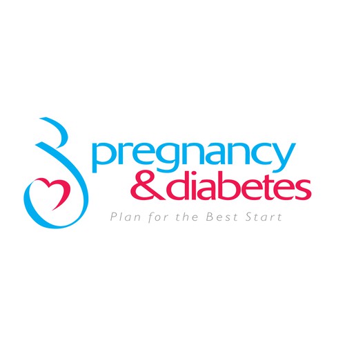 Create the next logo for Pregnancy & Diabetes