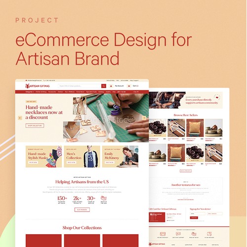 eCommerce Experience for handcrafted gifting company