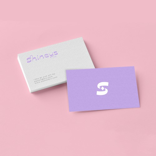 Business card for a jewelry brand