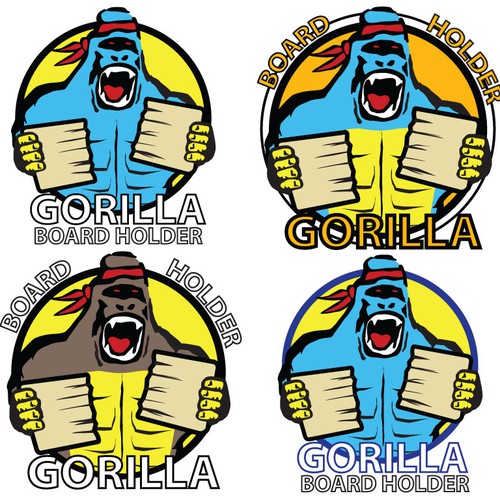 Gorilla logo ilustration