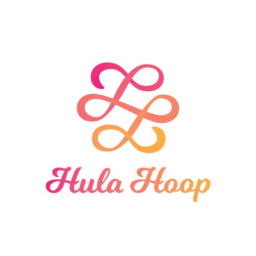 Bright and playful logo for Hula Hoop