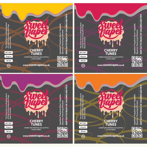 Sweet Vapes Logo and Label 