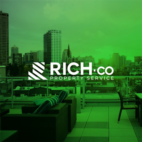 Minimalist and modern concept logotype for Rich - Co