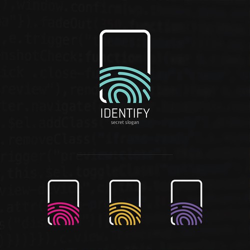 Fingerprint Cyber Security Logo