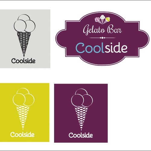 Create the next logo for Coolside Gelato Bar