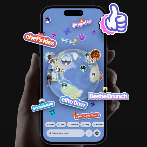 Interactive Mobile Map & Curation UI/UX