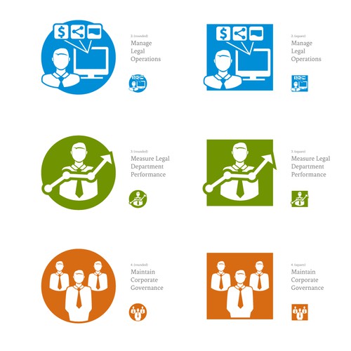 Tailor-made icon set concept
