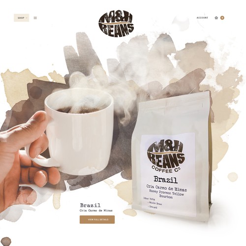 Local Coffee Roaster Ecommerce Site.