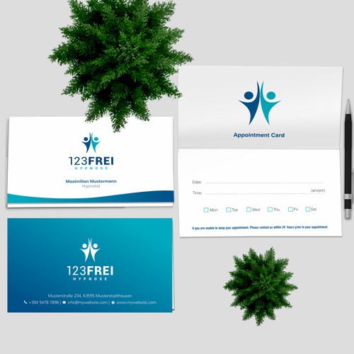 Folded Business Card