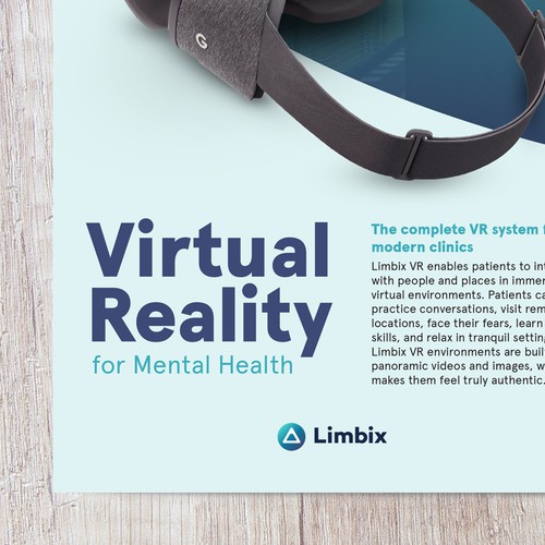 Brochure for VR therapy