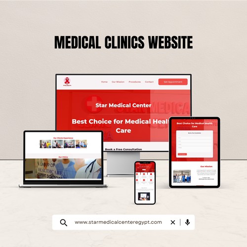 Star Medical Center Website Design