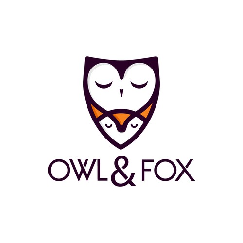 Owl and fox logo