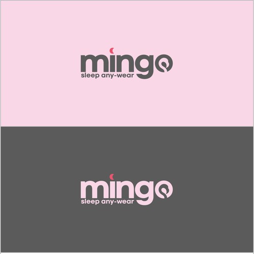 Logo for "mingo"', a sleep support product inspired by flamingo.