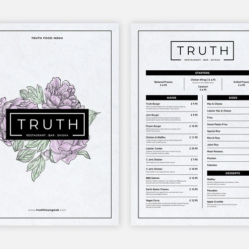 Menu Design