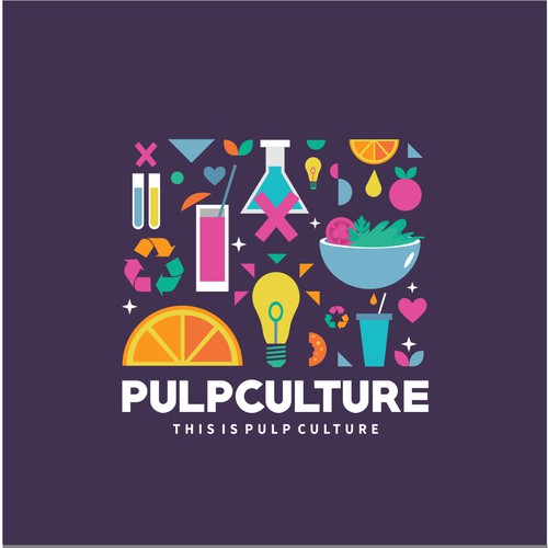 Logo concept for pulp culture