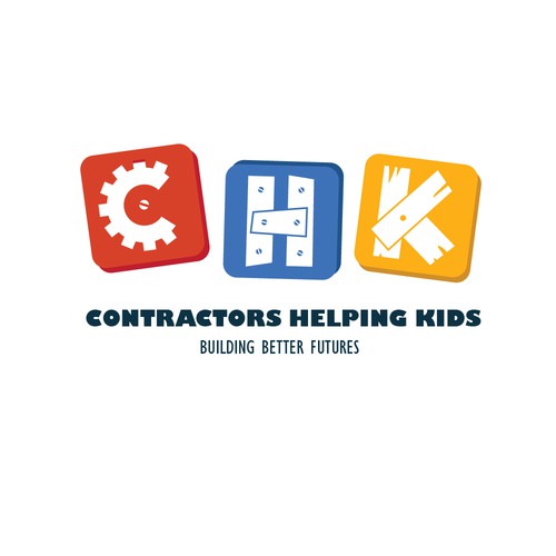 Bold logo for contractors company 