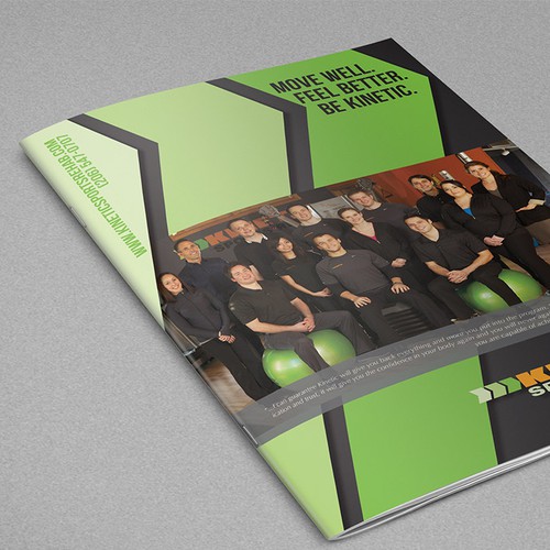 Brochure design for Kinetic Sports Rehab