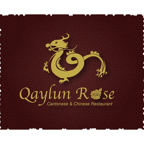 Qaylun Rose Restaurant Logo Concept 2