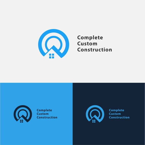 Complete Custome Construction Branding logo design