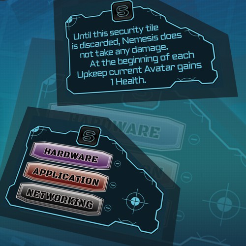 Graphic design for a card game