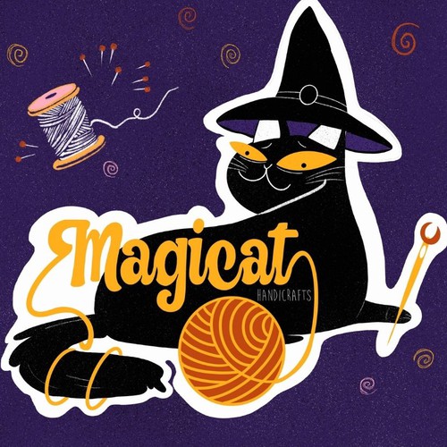 Magicat Mascot Illustration